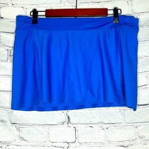 Cabana Life Royal Blue Bikini Swim Skirt Size X-Large